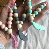 Mumma and me nursing necklace