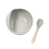 Silicone suction bowl and spoon sets VARIOUS COLOURS