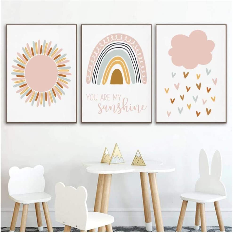 You are my sunshine Canvas Wall Art (set of 3)