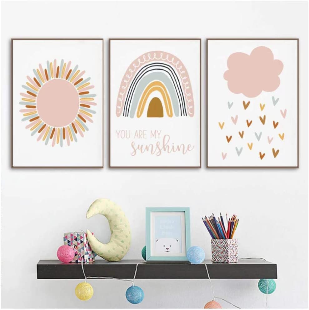 You are my sunshine Canvas Wall Art (set of 3)