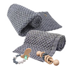 Beech baby gift box (3 piece set) Grey