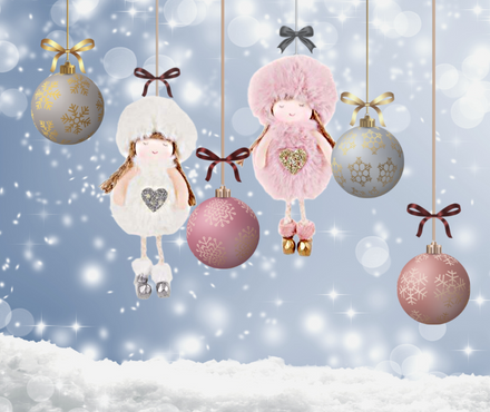 Nordic Angel hanging doll decorations ALL PROCEEDS TO CHARITY