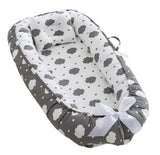 Baby nest bed - portable lounger CLOUDY NIGHT