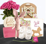 Pure Love newborn gift box - 8 piece gift box FRENCH ROSE