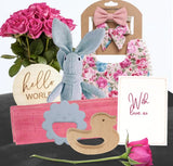 Pure Love newborn gift box - 8 piece gift box BUBBLE GUM