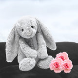 Large hush bunny sensory plush toy GREY