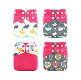 Cloth nappy bundle STORMY RED