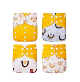 Cloth nappy bundle YELLOW BOHO