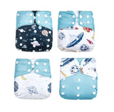Cloth nappy bundle GALAXY BLUE