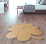 Double sided four leaf clover floor mat or play mat