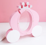 Unique princess carriage wooden money box keepsake gift